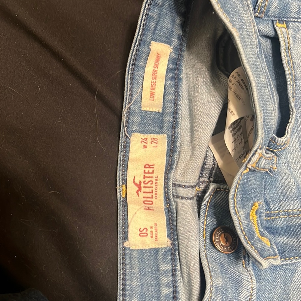 Skinny ripped Hollister jeans